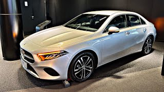 2023 New MercedesBenz A 200 AClass Luxury Car White Color  exterior and interior details [upl. by Aramen413]