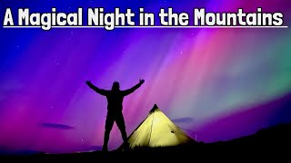 The Northern Lights  Solo Wild Camping in the Lake District [upl. by Adnohsar]