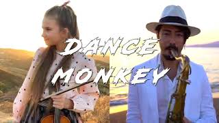 Super DANCE MONKEY  Daniele Vitale Sax  Karolina Protsenko Violin [upl. by Notsew]