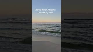 Orange Beach Alabama 101824 sunset orangebeach alabamabeaches orangebeachalabama gulfcoast [upl. by Tiphany]