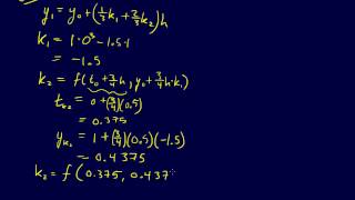 746ODEs Worked ExampleRalstons Method [upl. by Nallek]