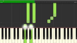 Terminator theme  Piano tutorial Synthesia [upl. by Ogram329]