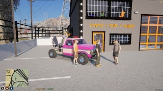 Cops dont like our redneck roller coater gta 5 rp [upl. by Najram]