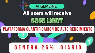 AiGemeine Cuantificación Pagando 26 Diario  Como Ganar USDT 2024 usdt tether usdtmining app [upl. by Sheets943]