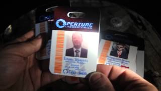 Aperture Science Test Subject Photo ID Badges [upl. by Kaliski]