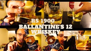 Ballantines 12 Whiskey Review [upl. by Trinee17]