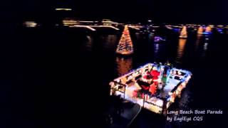 Christmas Boat Parade in Long Beach [upl. by Airtened]