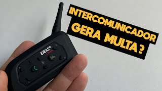 USAR INTERCOMUNICADOR NO CAPACETE GERA MULTA [upl. by Kane]