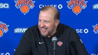 Tom Thibodeau PostGame Interview  New York Knicks vs Golden State Warriors [upl. by Tormoria]