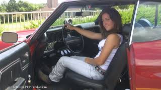 Pedal Pumping Chevy Chevelle Revving in Cowgirl Boots [upl. by Ellehcsar108]