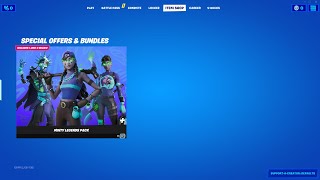 FORTNITE MINTY LEGENDS PACK ITEMSHOP SHOWCASE [upl. by Ahsiniuq]