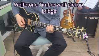 wolfetone timbre wolf pickup vs 498t gibson pickup gibson 1968reissue leapaul [upl. by Znarf]