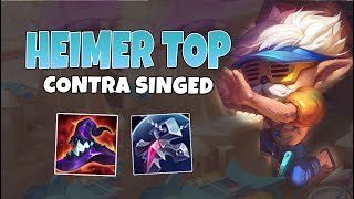 Heimerdinger TOP contra Singed  DarkTany [upl. by Asilehc516]