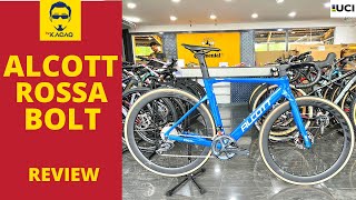 ALCOTT ROSSA BOLT UCI  2022 Ultegra Road Bike Cycling Malaysia Basikal Sepeda Review [upl. by Dahcir]