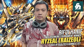 MOLA RANKING WINNER RYZEALRAIZEOL DECK PROFILE  July 2024 OCGJP Banlist [upl. by Clerc]