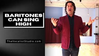 Baritones Can Sing High  Robert Lunte  The Vocalist Studio  Singing Lessons [upl. by Barmen517]