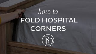 How to Fold Hospital Corners [upl. by Therese444]