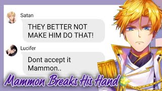 Obey me text Mammon Breaks His Hand [upl. by Woodcock]