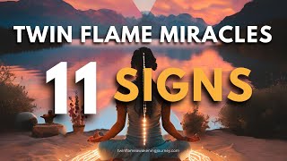 Twin Flame Miracles 11 Signs You’re More Lucky Than You Realize [upl. by Silado]