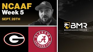 Georgia vs Alabama  Week 5 NCAAF Analysis by Alpha Dog Sept 28th [upl. by Steward]