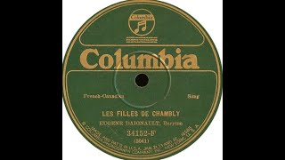 Eugène Daignault quotLes filles de Chamblyquot Canada folk song  Canadian folk music Traditionnelle [upl. by Dwane884]