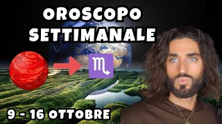 OROSCOPO DELLA SETTIMANA DAL 9 AL 16 OTTOBRE [upl. by Marlowe]