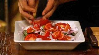 JL Kraft Recipes with James Reeson  Asparagus Tomato amp Haloumi Salad [upl. by Anauqcaj]