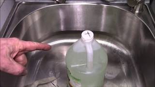 Using Citric Acid Descaler to Clean the Utility Sink [upl. by Ida907]