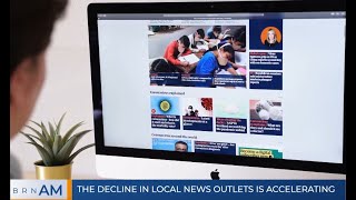 The Decline in local news outlets is accelerating [upl. by Aerbma]