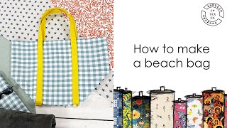 How to make a supersized beach bag [upl. by Helm566]