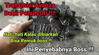 Penyebab Transmisi Avanza Penuh oli  Ganti seal tuas transmisi [upl. by Wessling]