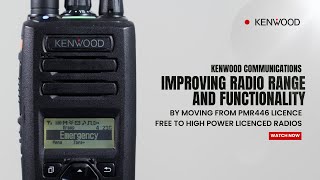 Improve radio range amp functionality by moving from PMR446 licence free to high power licenced radios [upl. by Asyl]