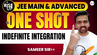 Indefinite Integration  One Shot  RiseUp  jee2024 jee2025 jeeone jee1 sameerchincholikar [upl. by Ferullo497]