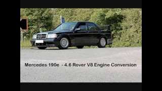 Mercedes 190e  46 Rover V8 Engine Conversion [upl. by Christianson]