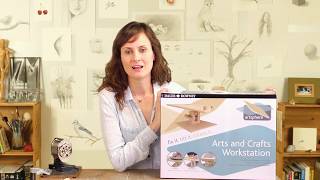 The Daler Rowney Art Sphere Table Easel Unboxing amp Review [upl. by Eehsar679]