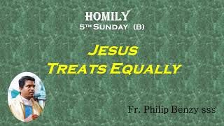 Homily for the 5th Sunday B [upl. by Ferwerda]