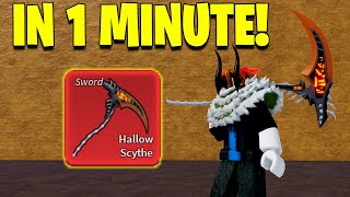 How to get Hallow Scythe amp Devils Luck  Blox Fruits [upl. by Yelsew341]