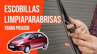 Cómo cambiar los escobillas limpiaparabrisas XSARA PICASSO 🌧 [upl. by Adnahsal]