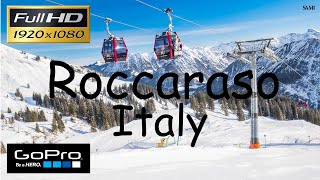 Snowboarding vs Skis Italy Roccaraso [upl. by Jacoby514]