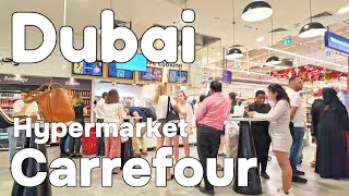 Dubai 🇦🇪 Carrefour Supermarket Food Prices 4K Walking Tour [upl. by Hoye]