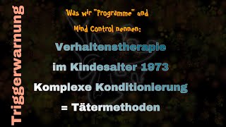 085 Komplexe Konditionierung Verhaltenstherapie  Tätermethoden [upl. by Orestes642]