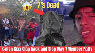 Trinidad Artist Kman 6ixx Clap back and Slap Way 7Member Ratty and his Girlfriend Alleg3dly 😱😱 [upl. by Nnaeiluj]