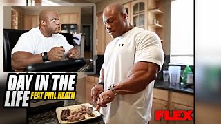 Phil Heath A Day in the Life [upl. by Ylrbmik]