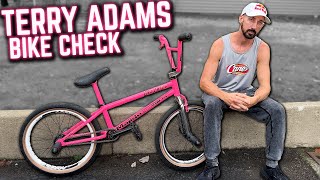 Flatland BMX LEGEND  Terry Adams Bike Check [upl. by Gemoets219]