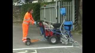 LARIUSSRL MACCHINE TRACCIALINEE  AIRLESS LINE MARKERS [upl. by Pardoes]