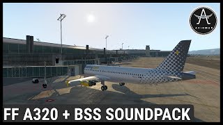 XPLANE 11  VUELING  FF A320  BSS Soundpack  LEST ✈ LEBL  SFD Global  ASXP  xVision [upl. by Valda]