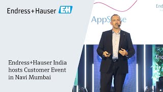 Customer Event in Navi Mumbai  EndressHauser  India [upl. by Llewon]