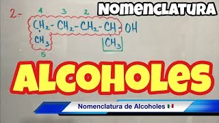 Nomenclatura de ALCOHOLES muchos ejemplos [upl. by Ardnuat]