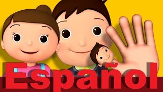 La familia dedo  Canciones infantiles  LittleBabyBum [upl. by Nosam]