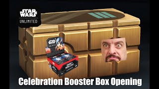 Star Wars Unlimited Celebration Booster Box Opening [upl. by Fachini36]